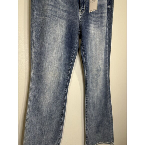 Judy Blue Midrise Bootcut Jeans Women's 11/30 Blue Stretch Denim NWT Boho Trendy - Picture 3 of 9